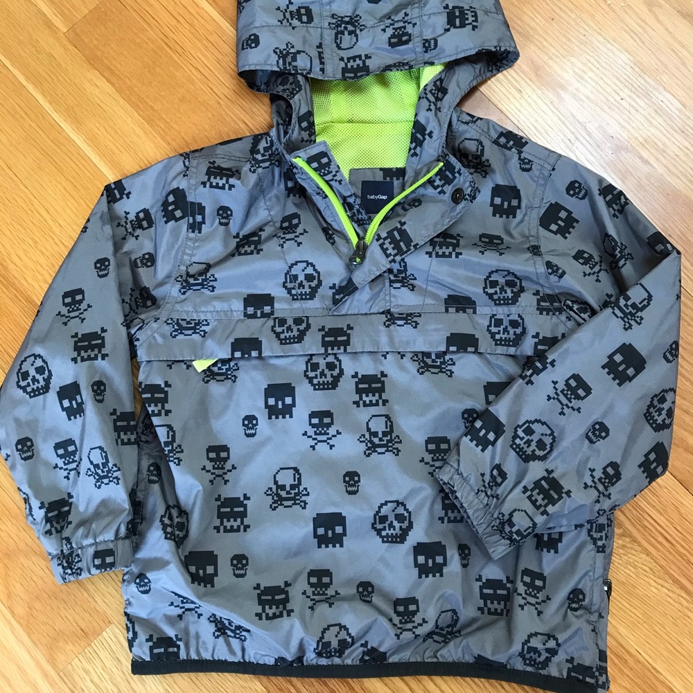 Baby Gap Skull Print Windbreaker
